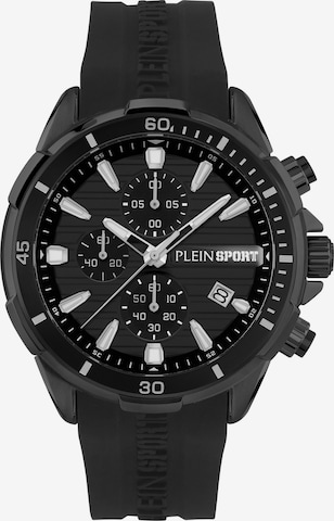 Plein Sport Analoguhr 'Impact' in Schwarz: Vorderseite