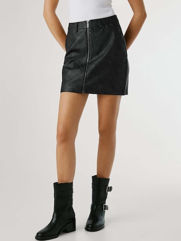 Pepe Jeans Rok 'Pia' in Zwart: voorkant