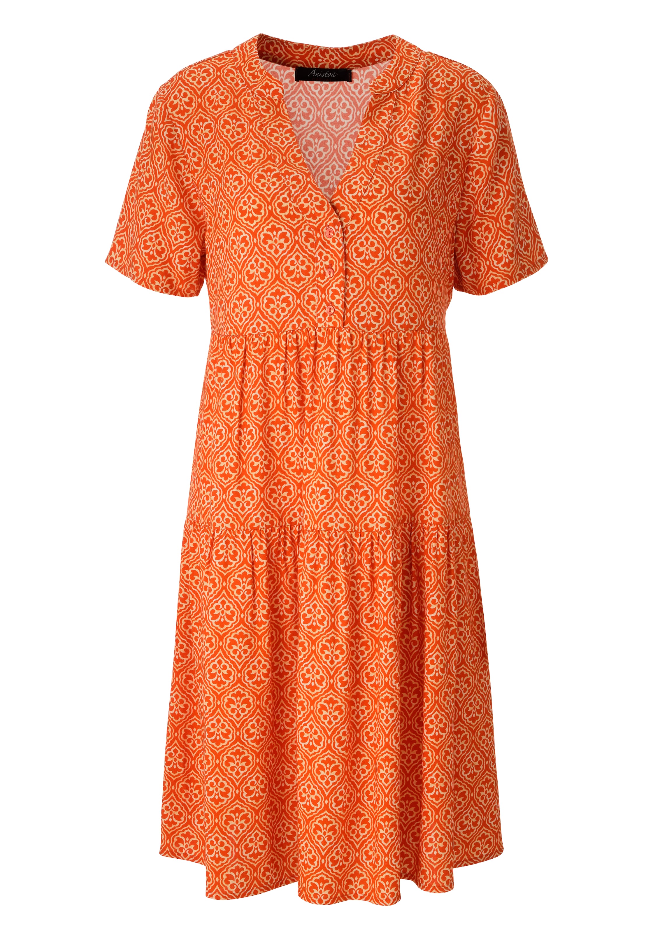 Aniston CASUAL Summer Dress in Orange: front