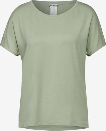 STREET ONE Shirt 'Crista' in Groen: voorkant