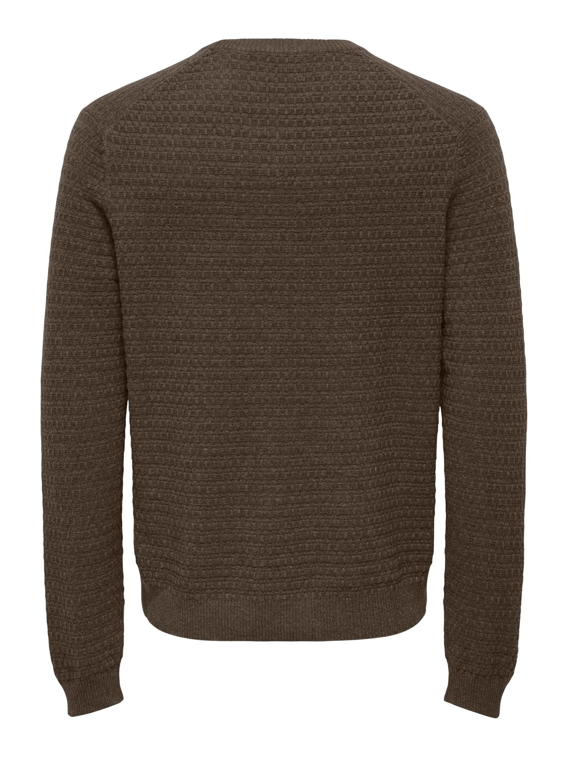 Pullover 'ONSLoui' di Only & Sons in marrone
