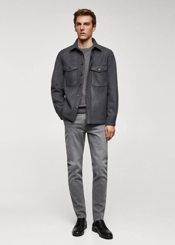 MANGO MAN Slim fit Jeans 'Jan' in Grey