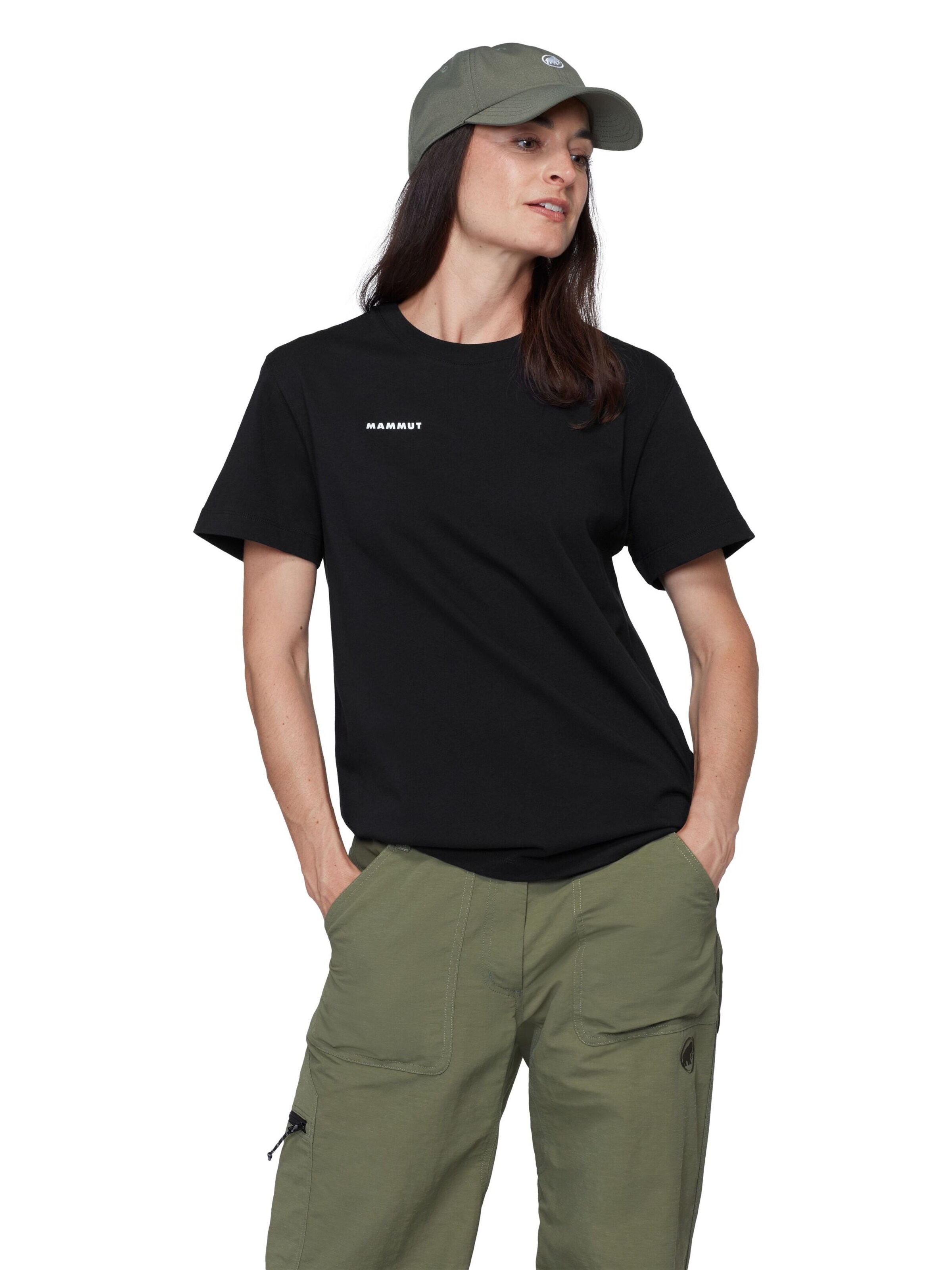 MAMMUT Performance Shirt in Black: front