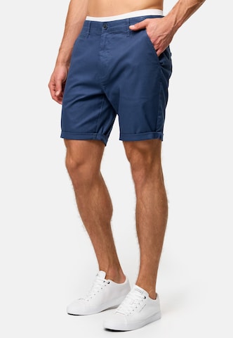 INDICODE JEANS Regular Shorts 'Bonn' in Blau