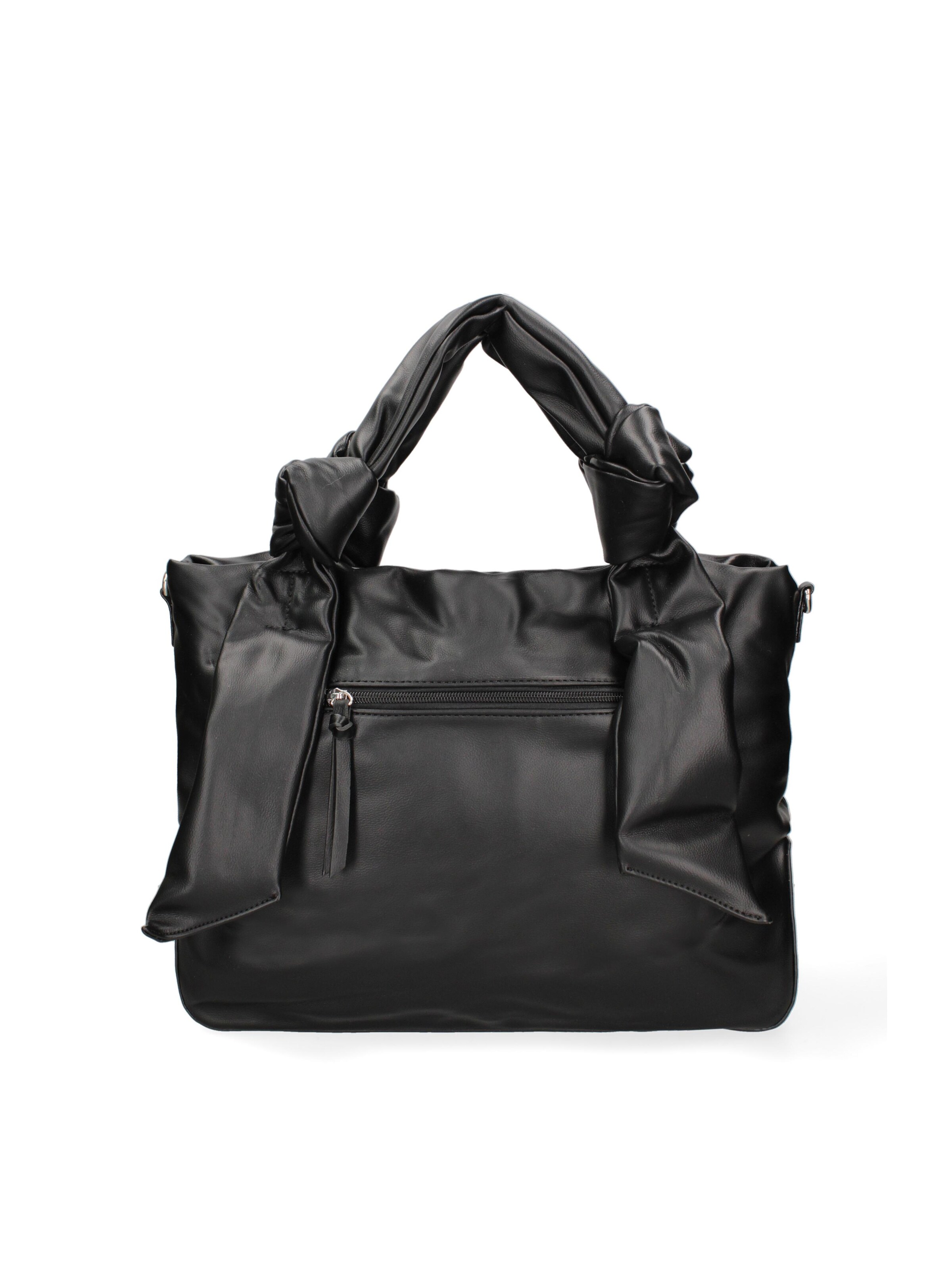 Shopper 'Borsa Shopper Donna Ecopelle con Zip e Tracolla Regolabile' di Diana&Co. in nero