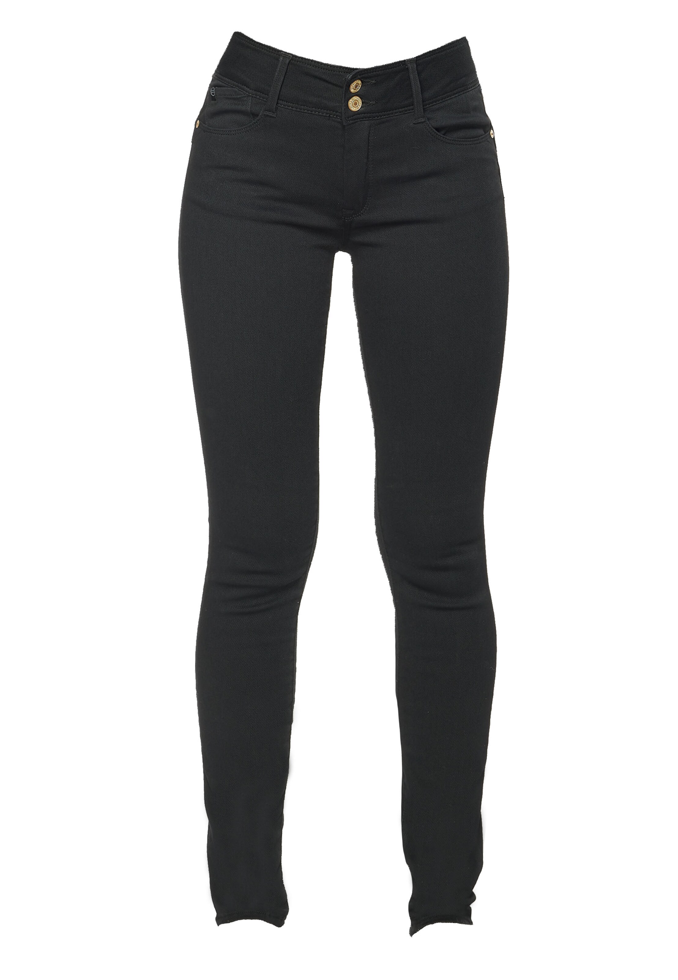 Skinny Jean 'ULTRAPUL' Le Temps Des Cerises en noir : devant