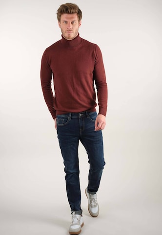 Coupe slim Jean 'Carlos' Deeluxe en bleu