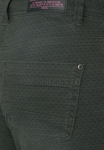 CECIL Regular Pants in Green