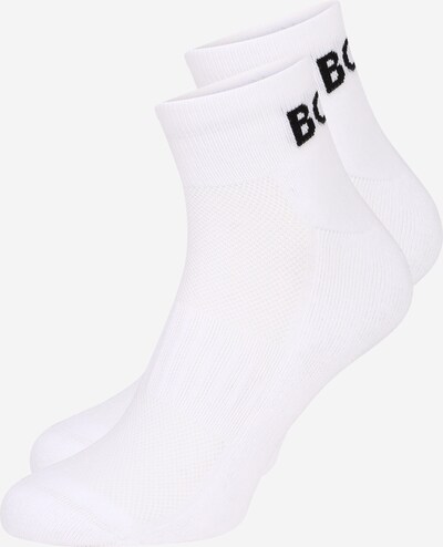 BOSS Chaussettes en noir / blanc, Vue avec produit