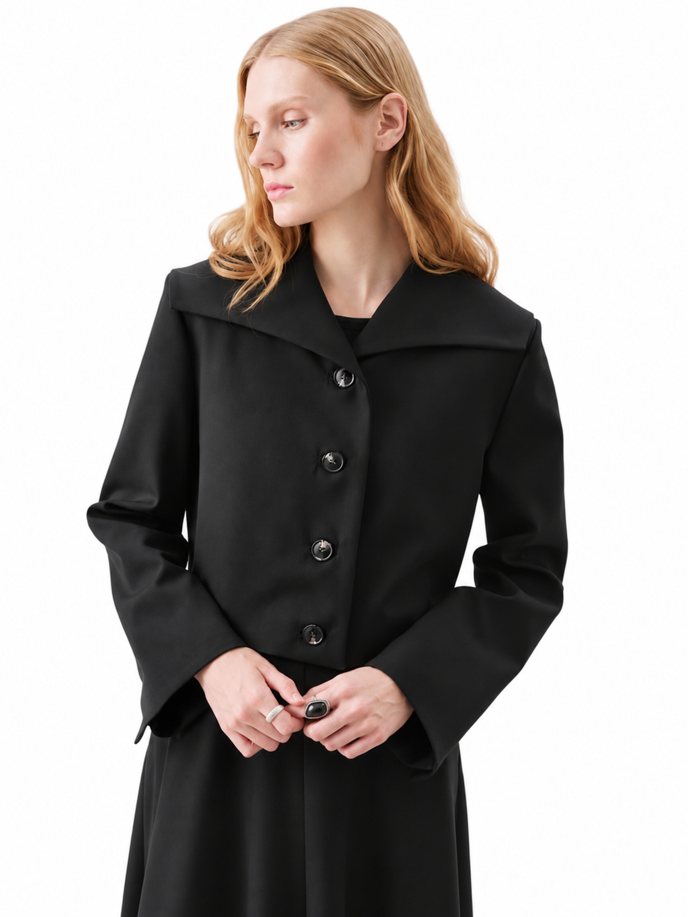 MANUKA Between-season jacket in Black