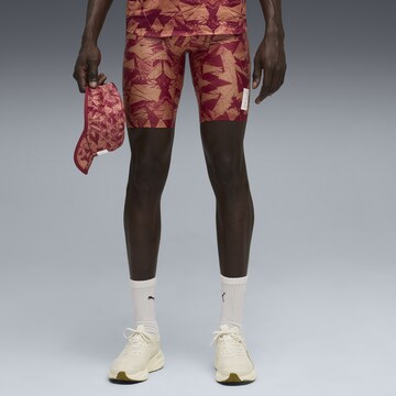 Skinny Pantalon de sport 'Puma x Saysky' PUMA en rouge : devant