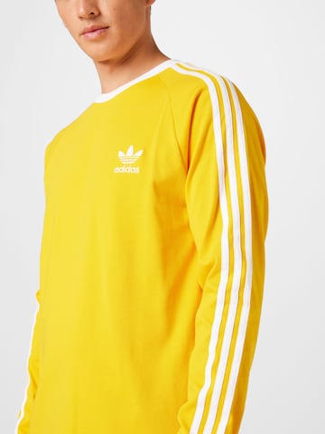 ADIDAS ORIGINALS Shirt 'Adicolor Classics 3-Stripes Te' in Yellow