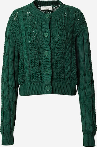 Guido Maria Kretschmer Collection Knit Cardigan 'Daniela' in Green: front