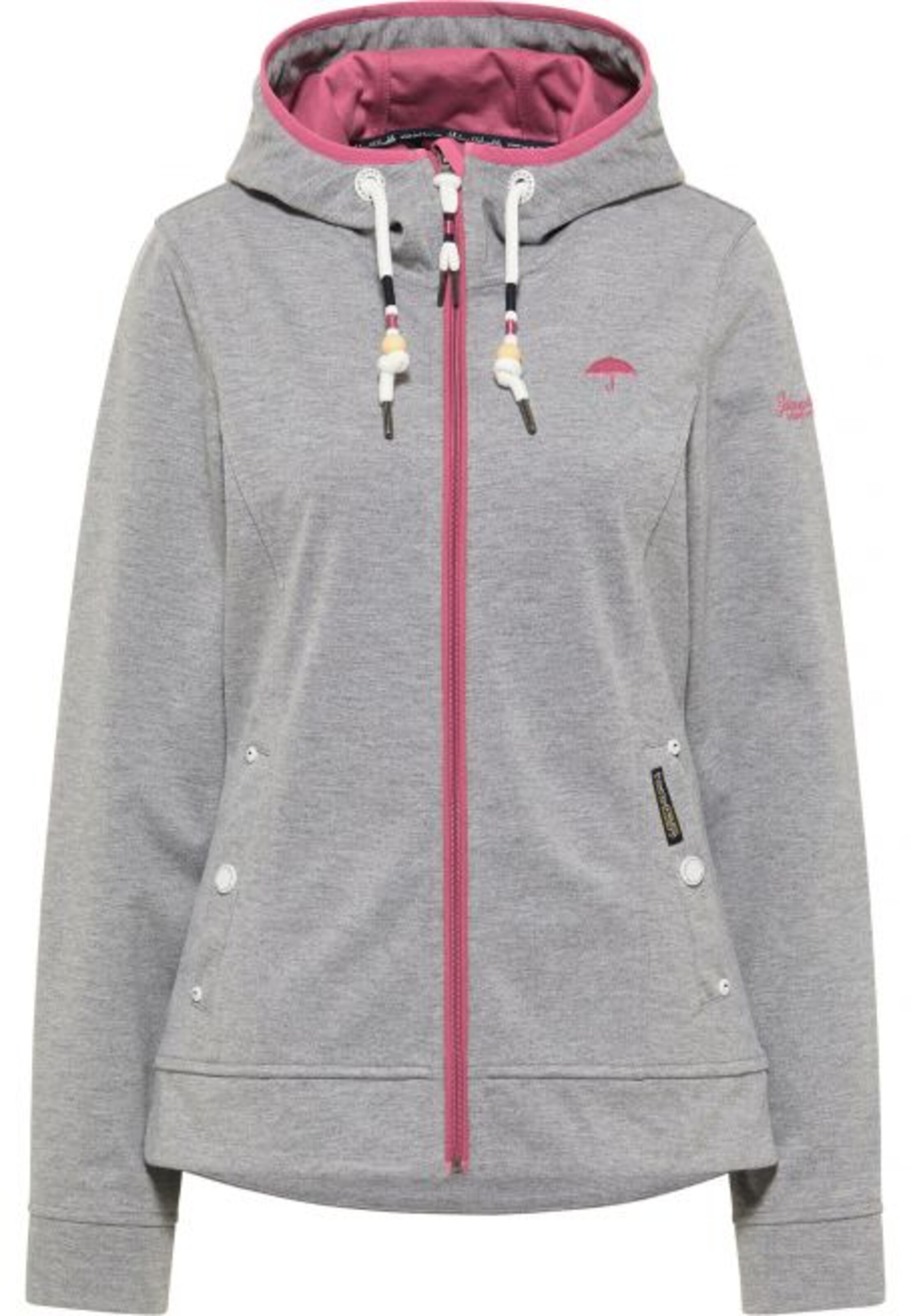 Schmuddelwedda Функционално яке в сиво: отпред