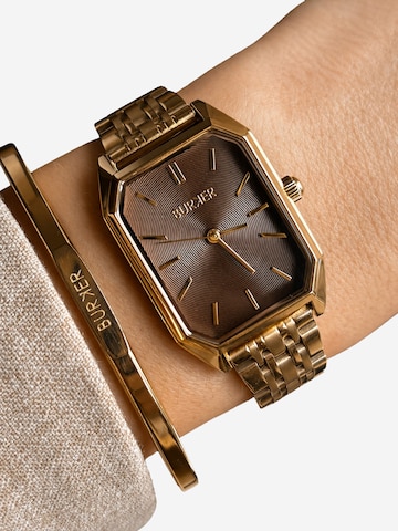 BURKER WatchesAnalogni sat 'Isabell Gold Brown' - zlatna boja: prednji dio