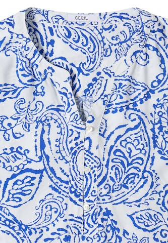 CECIL 3/4-Arm Tunika mit Print in Weiß
