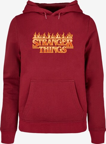 Sweat-shirt 'Stranger Things' ABSOLUTE CULT en rouge : devant