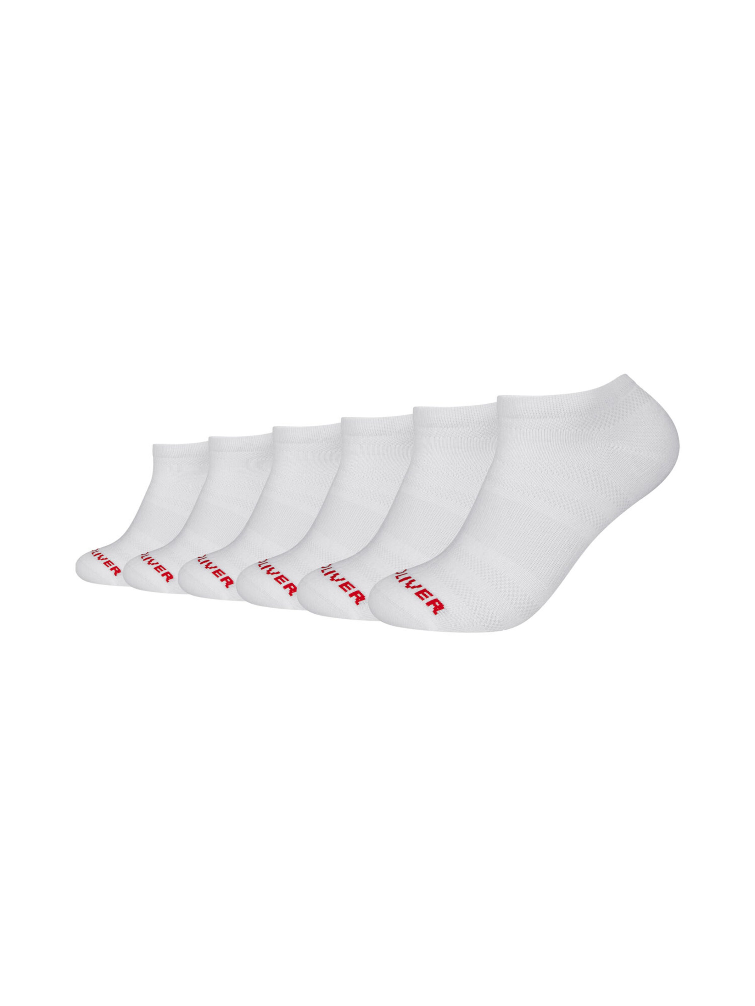 s.Oliver Socks in White: front