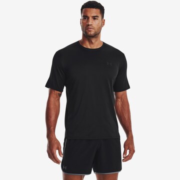 UNDER ARMOUR Performance Shirt 'Tech Vent' in Black: front