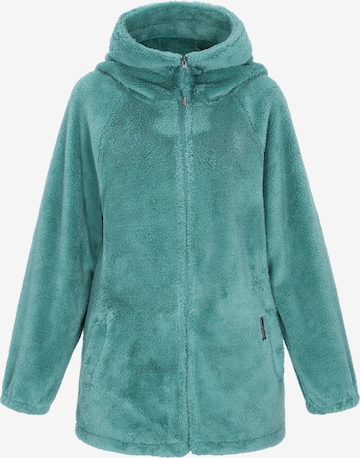 Schmuddelwedda Fleece jas in Blauw: voorkant
