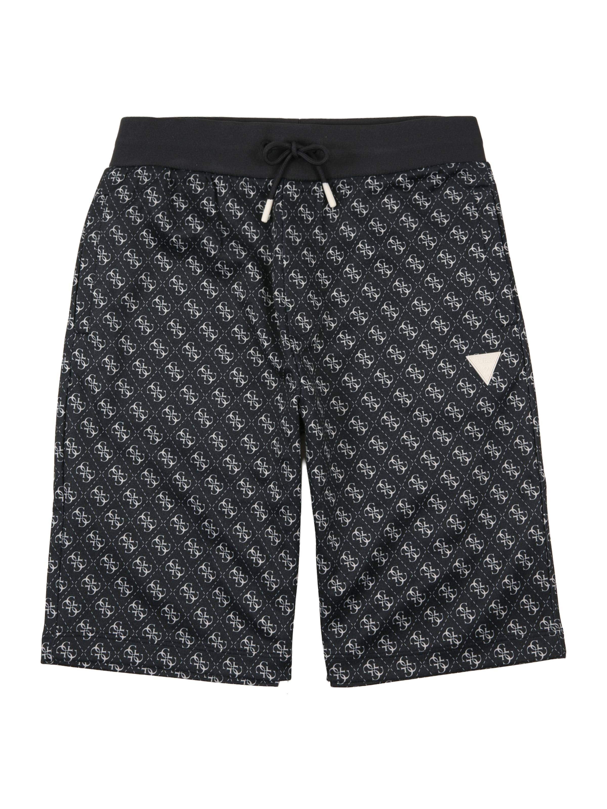 GUESS Regular Pants in Black: front