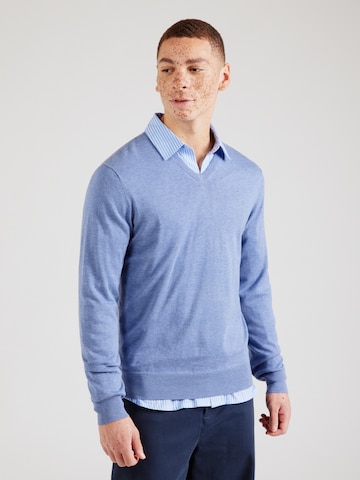 Hackett London Pulover | modra barva: sprednja stran