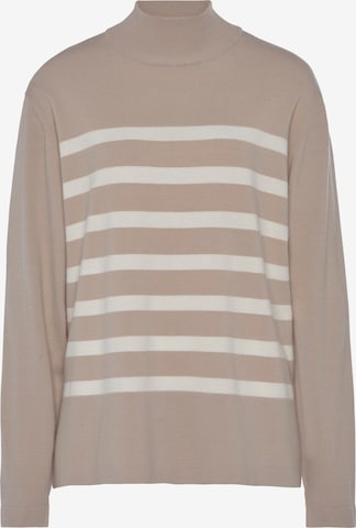 LASCANA Sweater in Brown: front