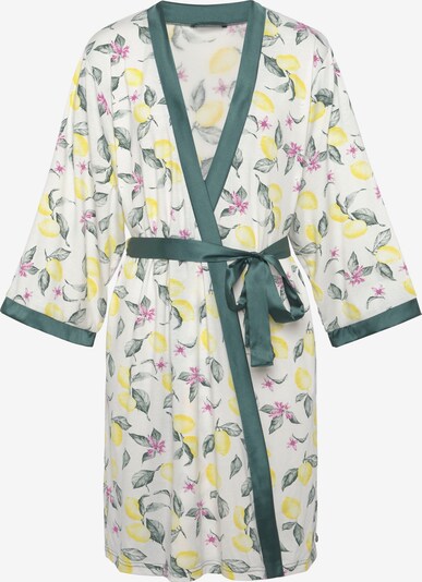 LASCANA Dressing Gown 'Summer Fruits' in Yellow / Mixed colors, Item view