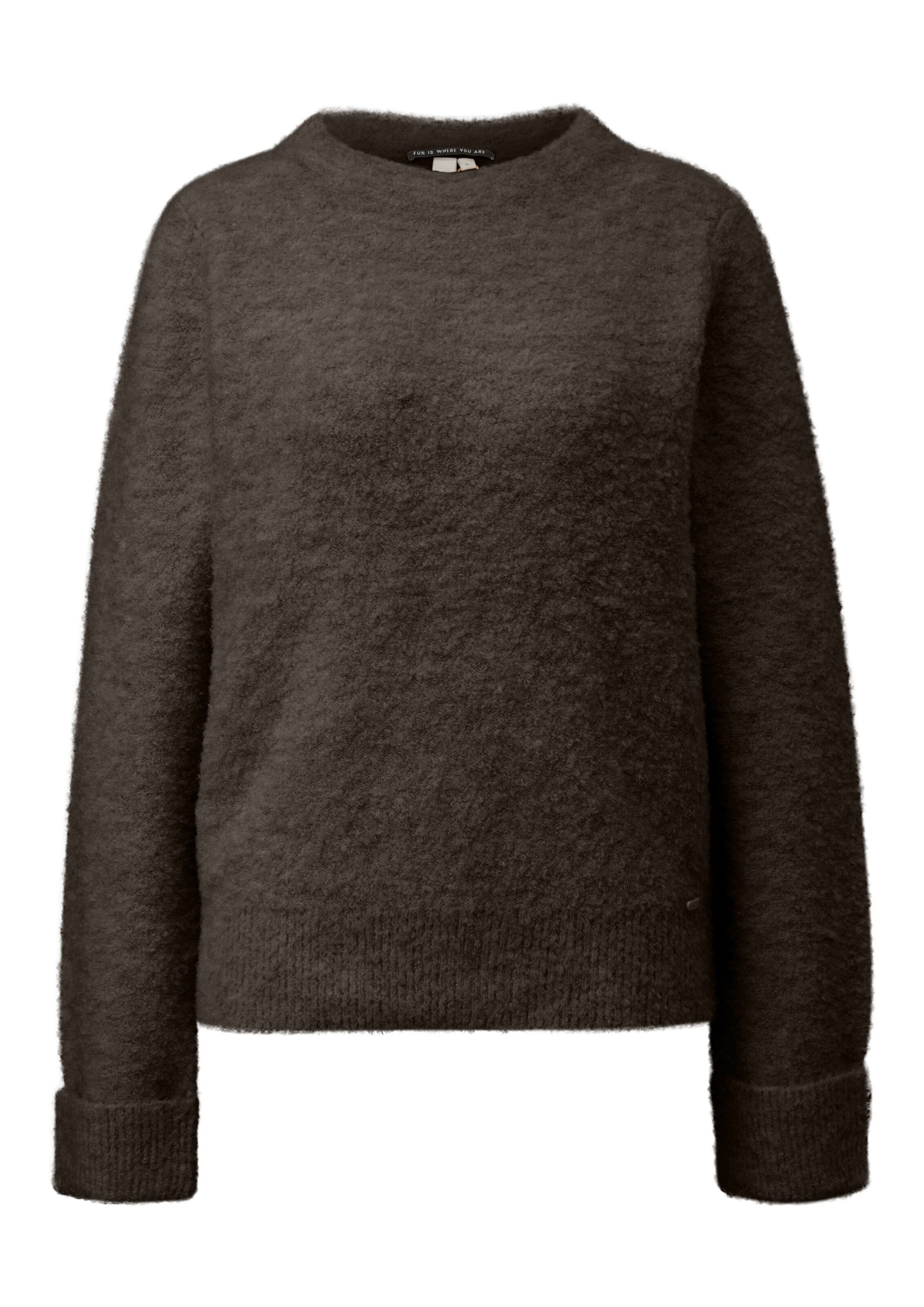 QS Pullover in Braun: Vorderseite
