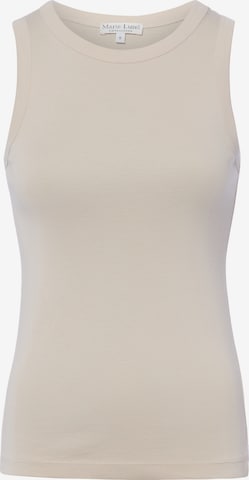 Marie Lund Top in Beige: front