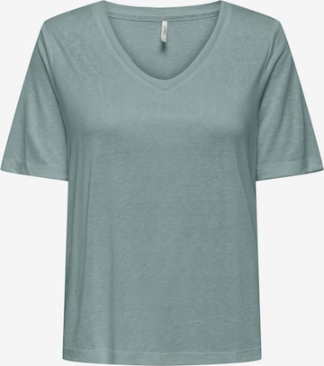 T-shirt 'ONLElise' ONLY en bleu : devant