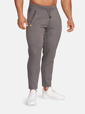 GOLD´S GYM APPAREL Tapered Sporthose 'Eric' in Grau