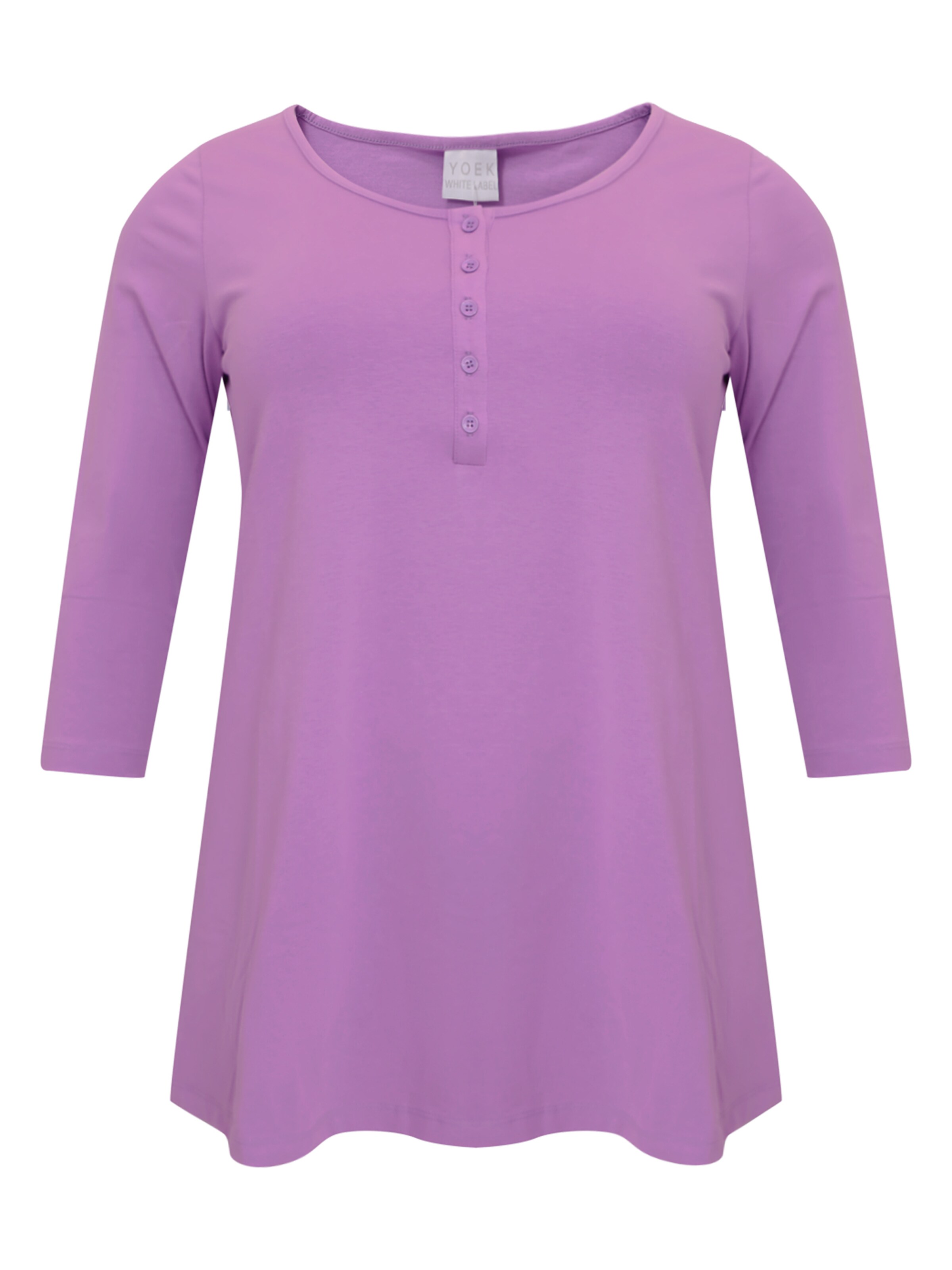 YOEK Shirt in Lila: voorkant