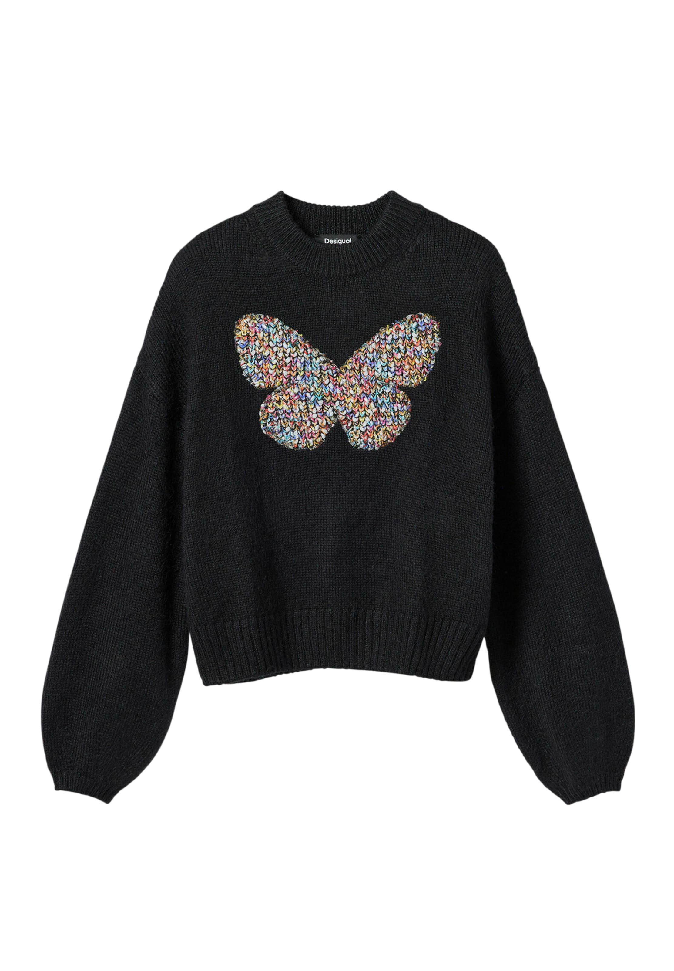 Desigual Svetr – černá: přední strana