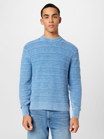 Abercrombie & Fitch Trui in Blauw: voorkant