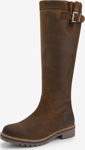 Travelin Boots 'Daneborg Wax' in Brown: front