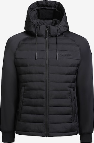 khujo Between-season jacket in Black: front