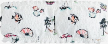 balta Next Bandeau Bikinio viršutinė dalis: priekis