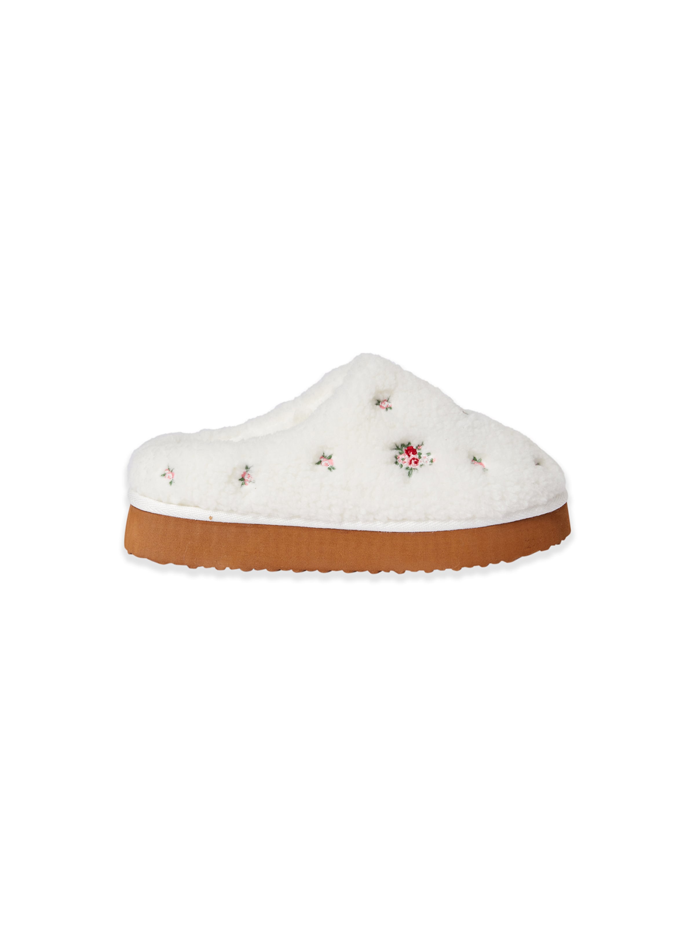 ETAM Hausschuh 'Cinaline' in 36,5 in ecru / rosa, Produktansicht