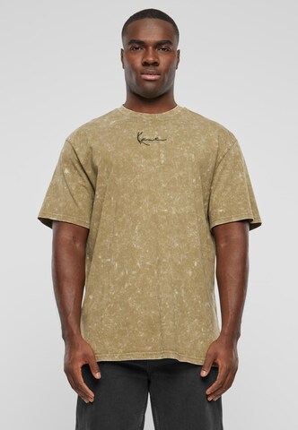 T-Shirt Karl Kani en vert : devant