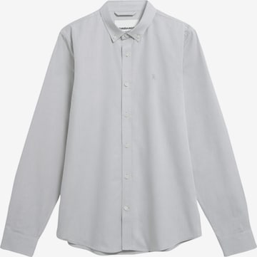 ARMEDANGELS Regular fit Button Up Shirt 'QUAASA' in Grey: front
