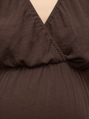 MAMALICIOUS Blouse 'MLHANNA TESS' in Brown