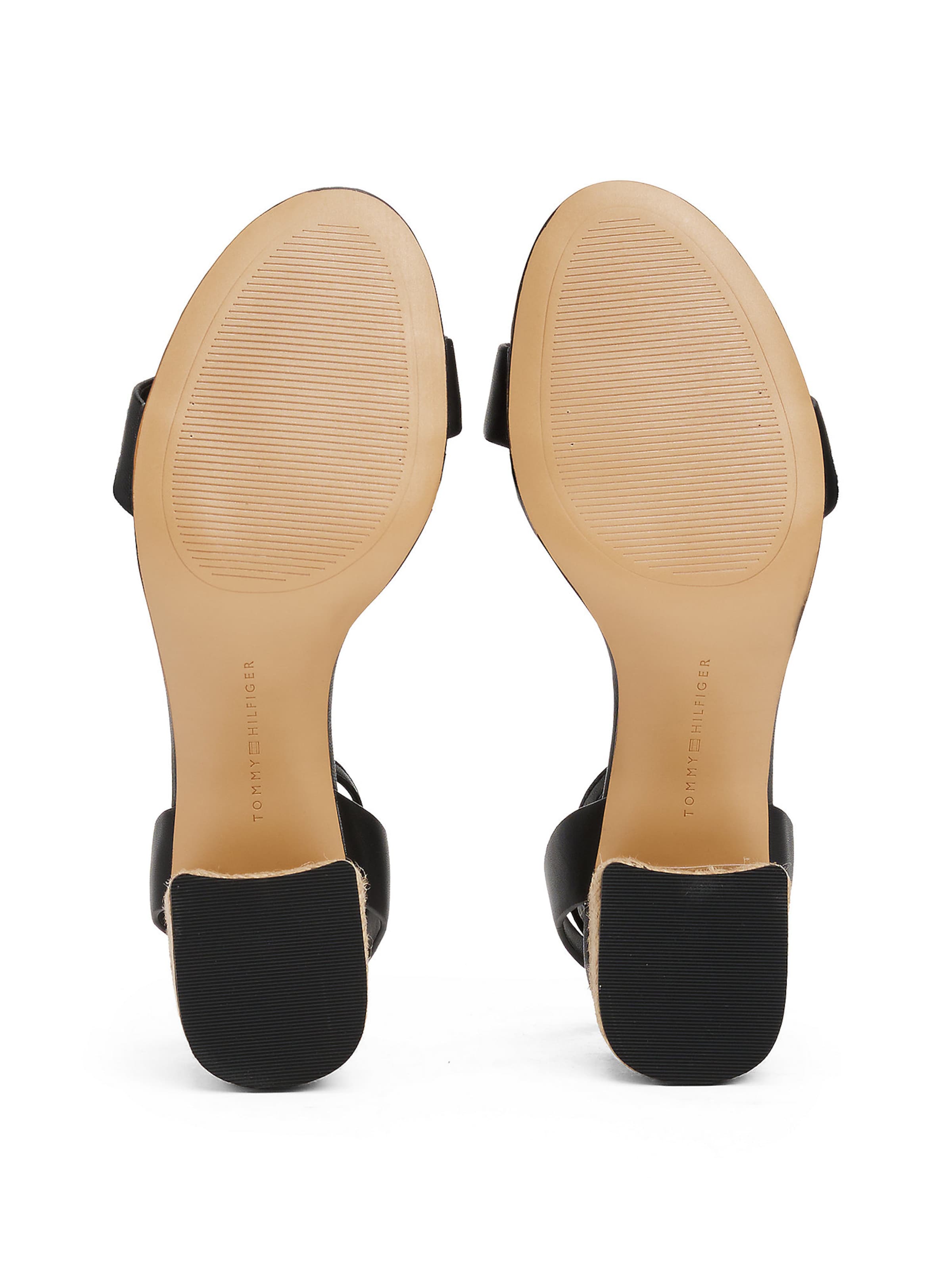 Sandales à lanières TOMMY HILFIGER en noir