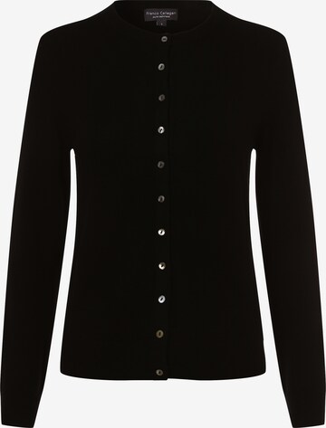 Franco Callegari Knit Cardigan in Black: front