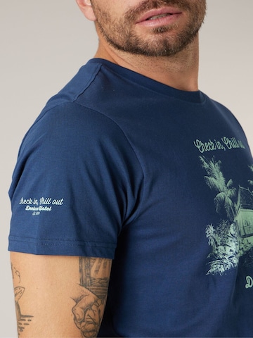T-Shirt ' JUNGLE ' Deeluxe en bleu