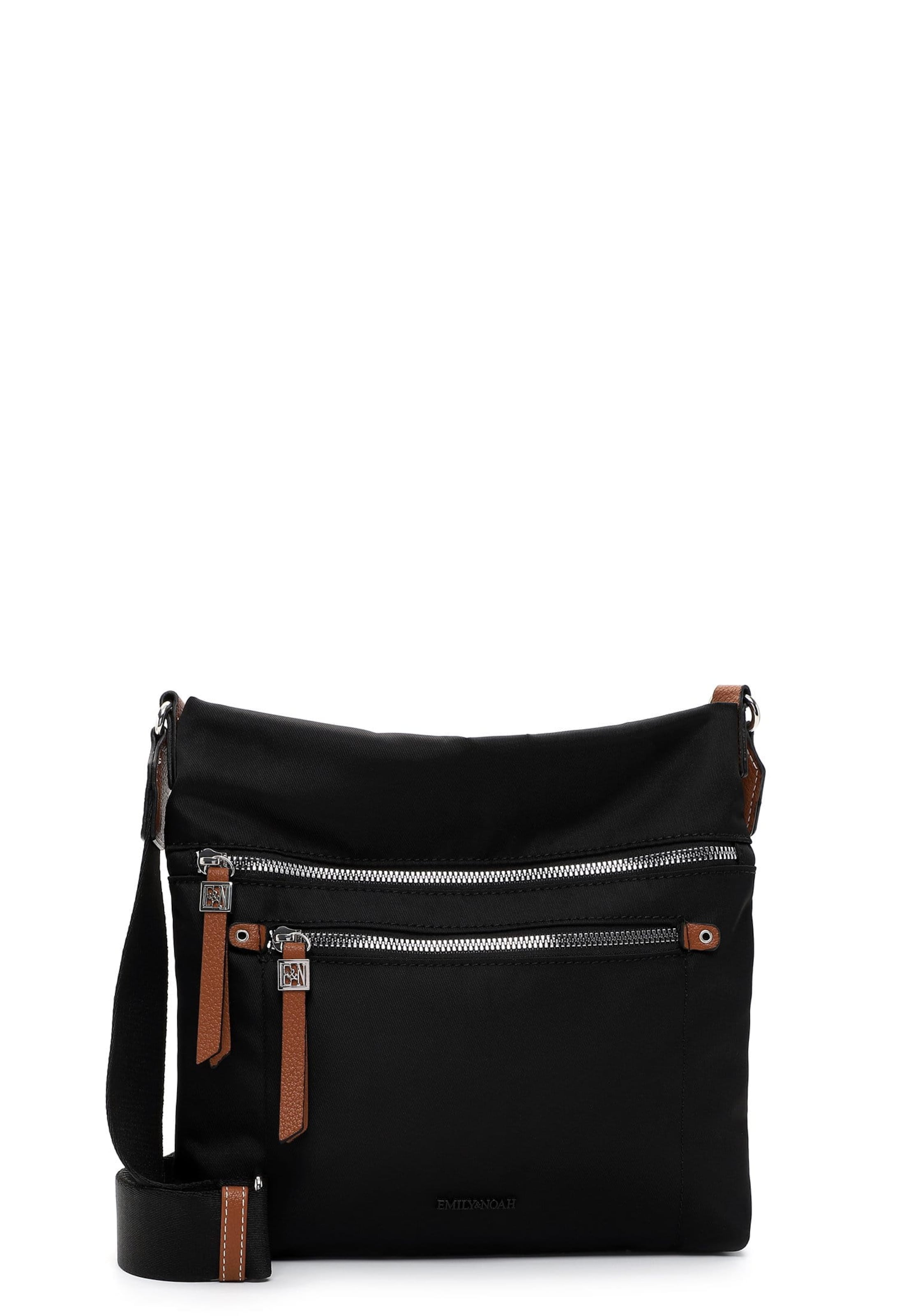 Emily & Noah Skuldertaske i sort: forside