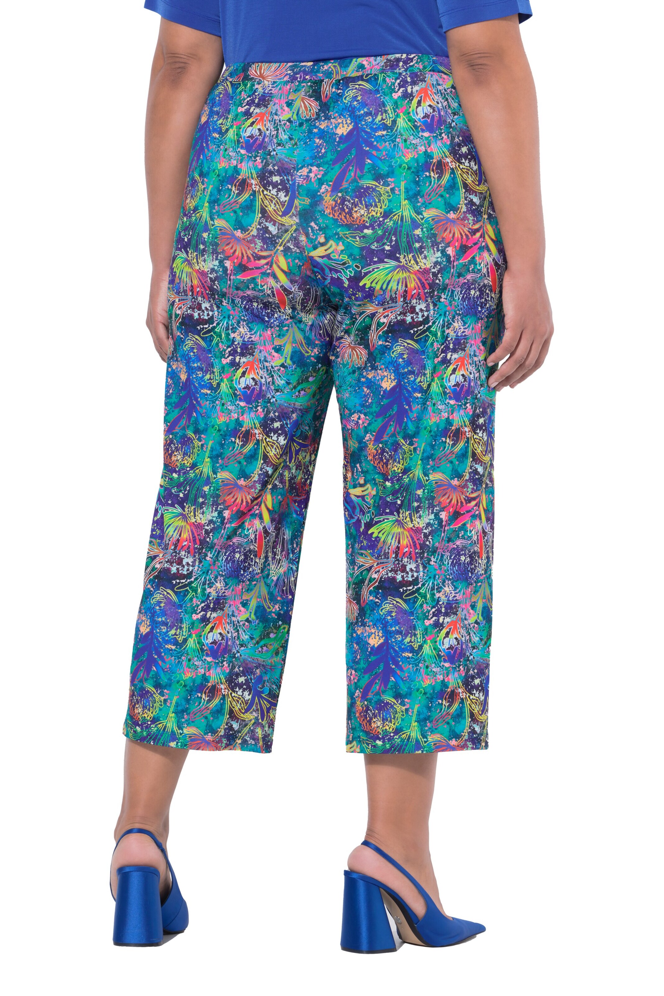 Ulla Popken Regular Hose in Blau