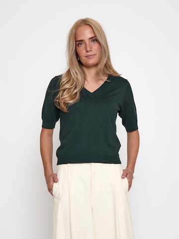 Top 'Milla' di minus in verde: frontale