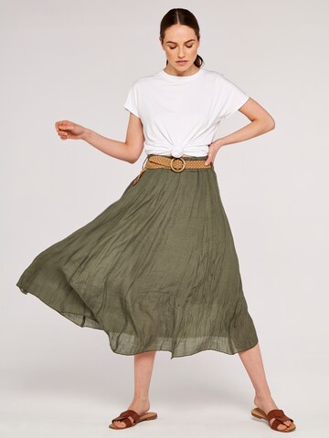 Apricot Rok in Groen