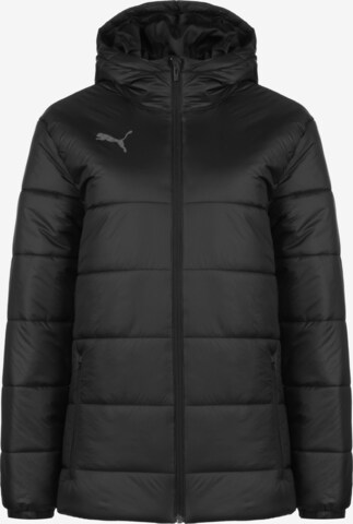 PUMA Athletic Jacket 'TeamLiga' in Black: front